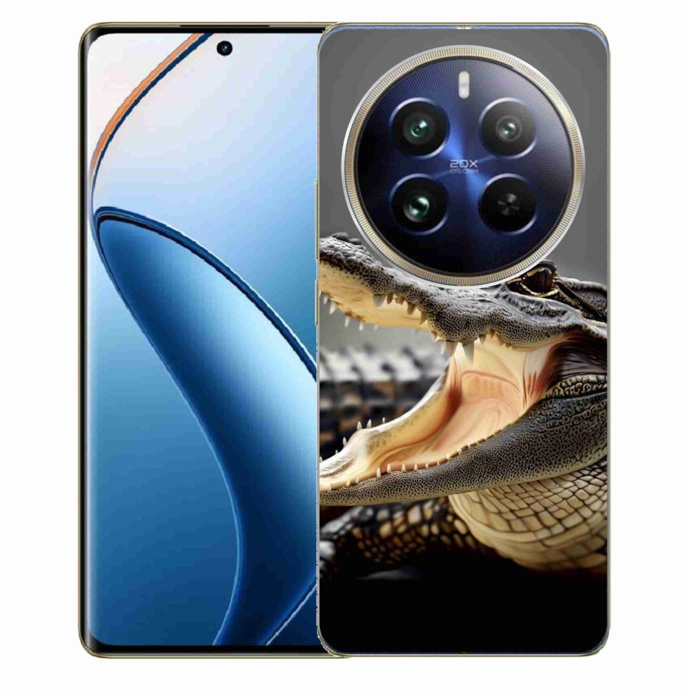 Gelový kryt mmCase na Realme 12 Pro 5G/12 Pro+ 5G - krokodýl