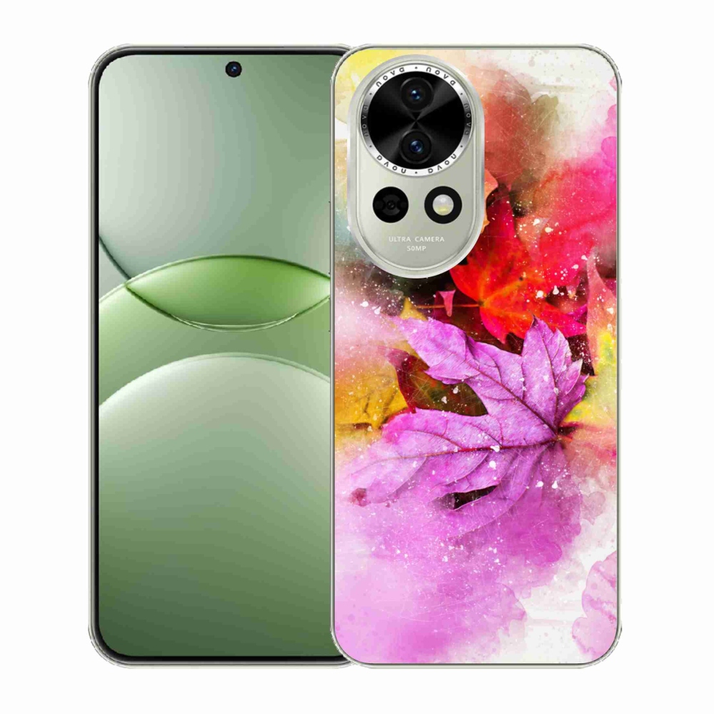Gelový kryt mmCase na Huawei Nova 13 5G - barevné listy