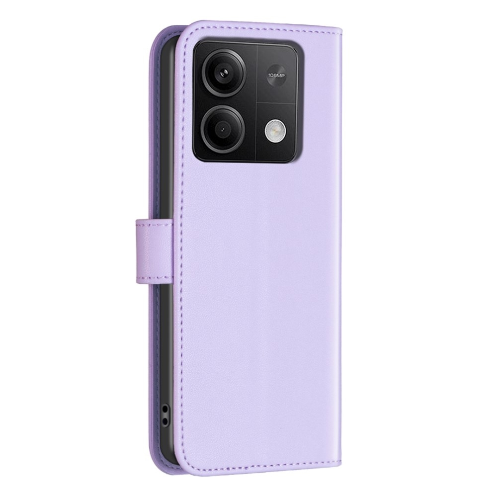 BNF knížkové pouzdro na Xiaomi Redmi Note 13 5G - světlefialové