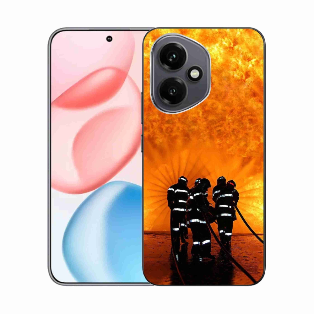 Gelový kryt mmCase na Honor 400 - požár
