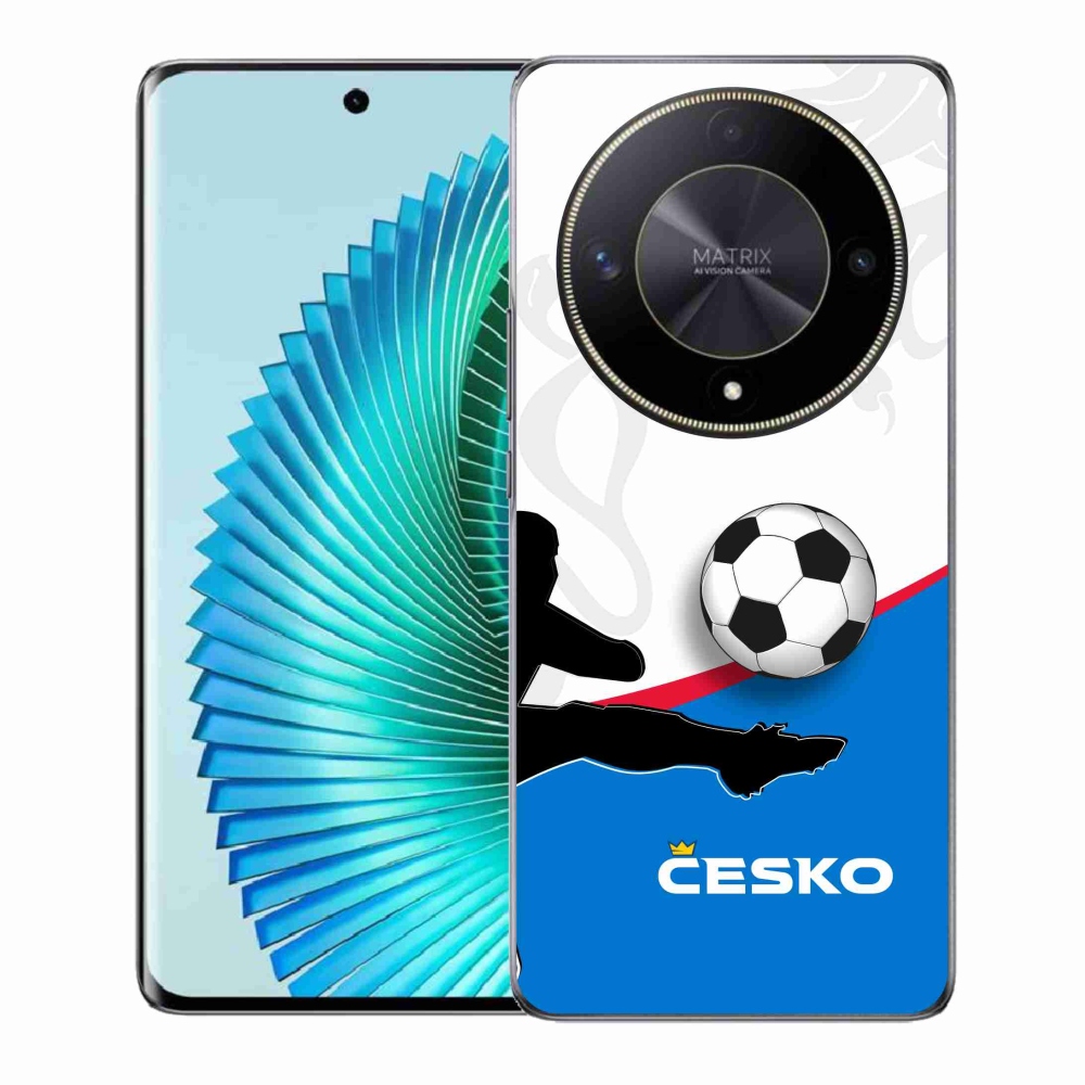 Gelový kryt mmCase na Honor Magic 6 Lite 5G - fotbal Česko 3