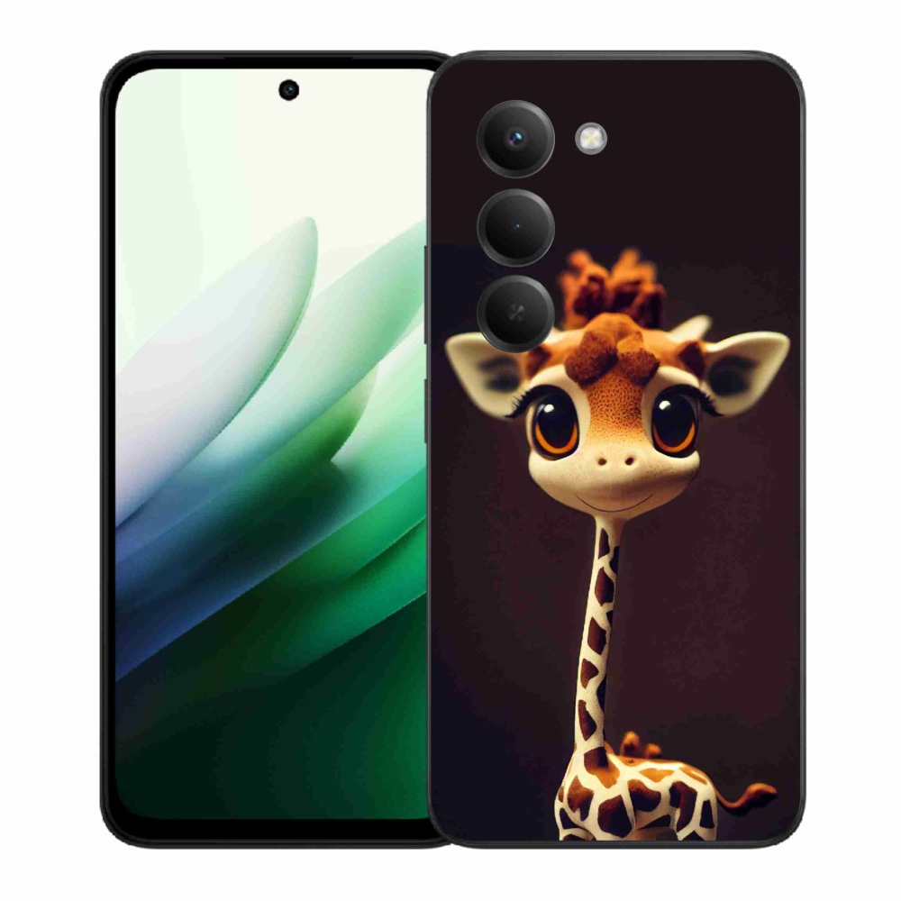 Gelový kryt mmCase na Xiaomi Redmi 15 5G (169mm) - malá žirafa