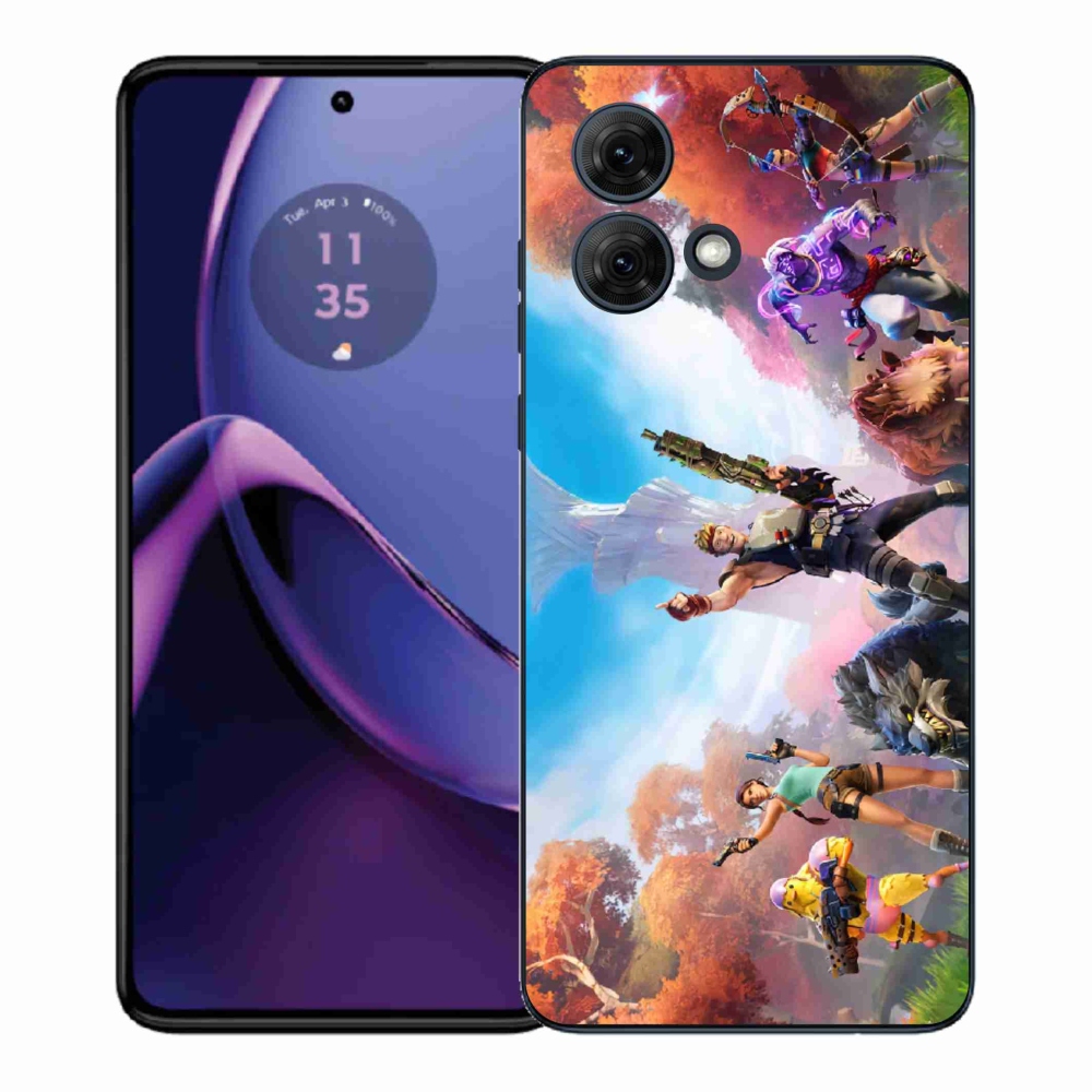 Gelový kryt mmCase na Motorola Moto G84 5G - tom a jerry