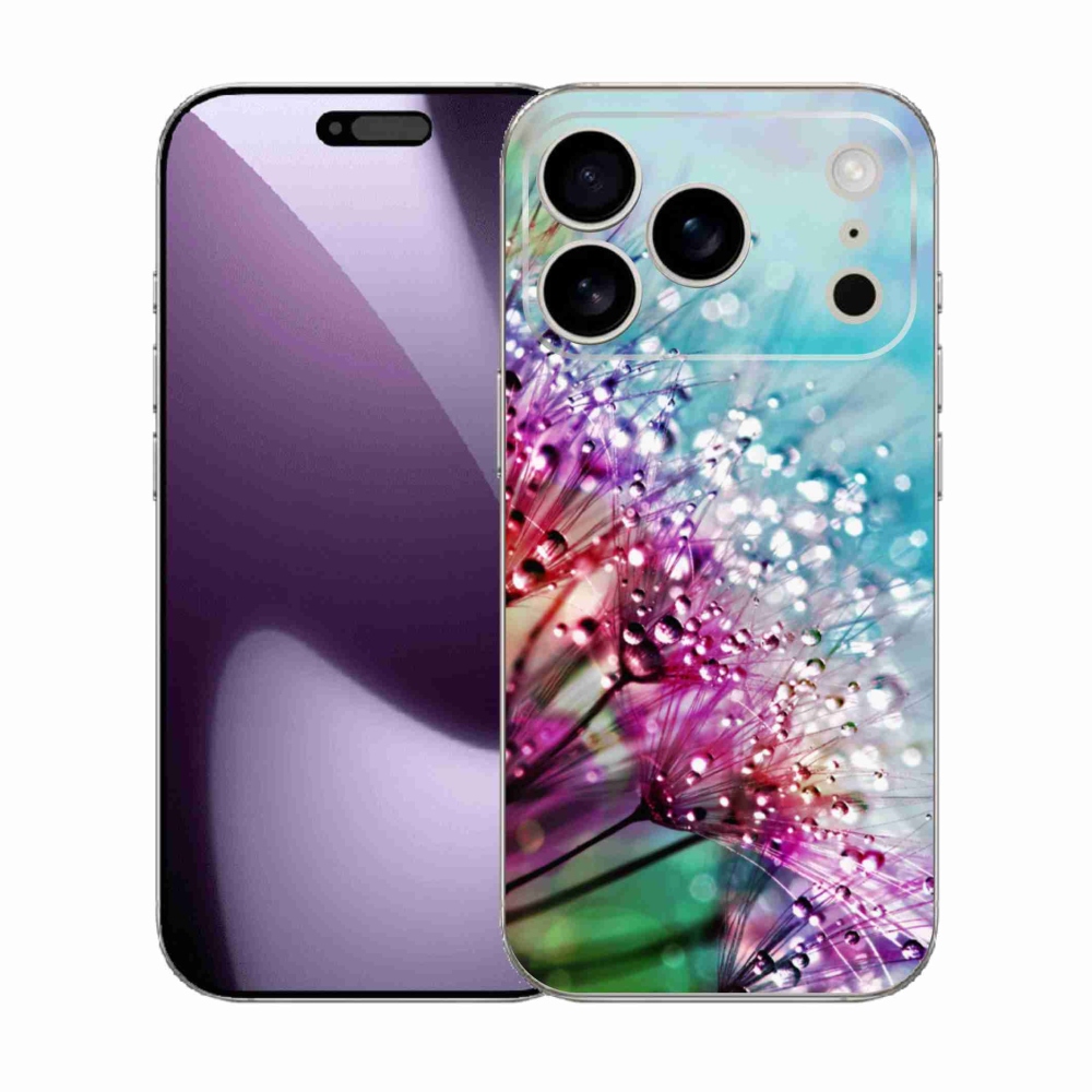 Gelový kryt mmCase na iPhone 17 Pro - barevné květy