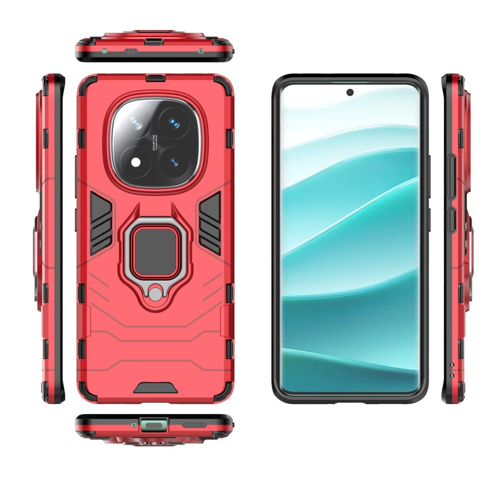 Guardy odolný kryt na Xiaomi Redmi Note 14 Pro+ 5G - červený