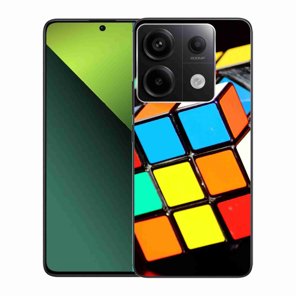 Gelový obal mmCase na Xiaomi Redmi Note 13 Pro 5G/Poco X6 5G - rubikova kostka