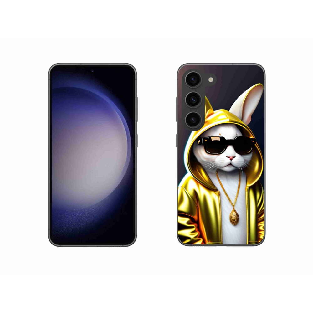 Gelový kryt mmCase na Samsung Galaxy S23 5G - kočka boss