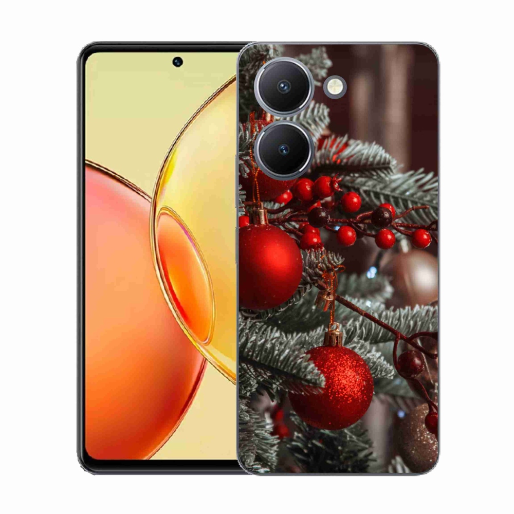 Gelový kryt mmCase na Vivo Y36 - vánoční ozdoby 2