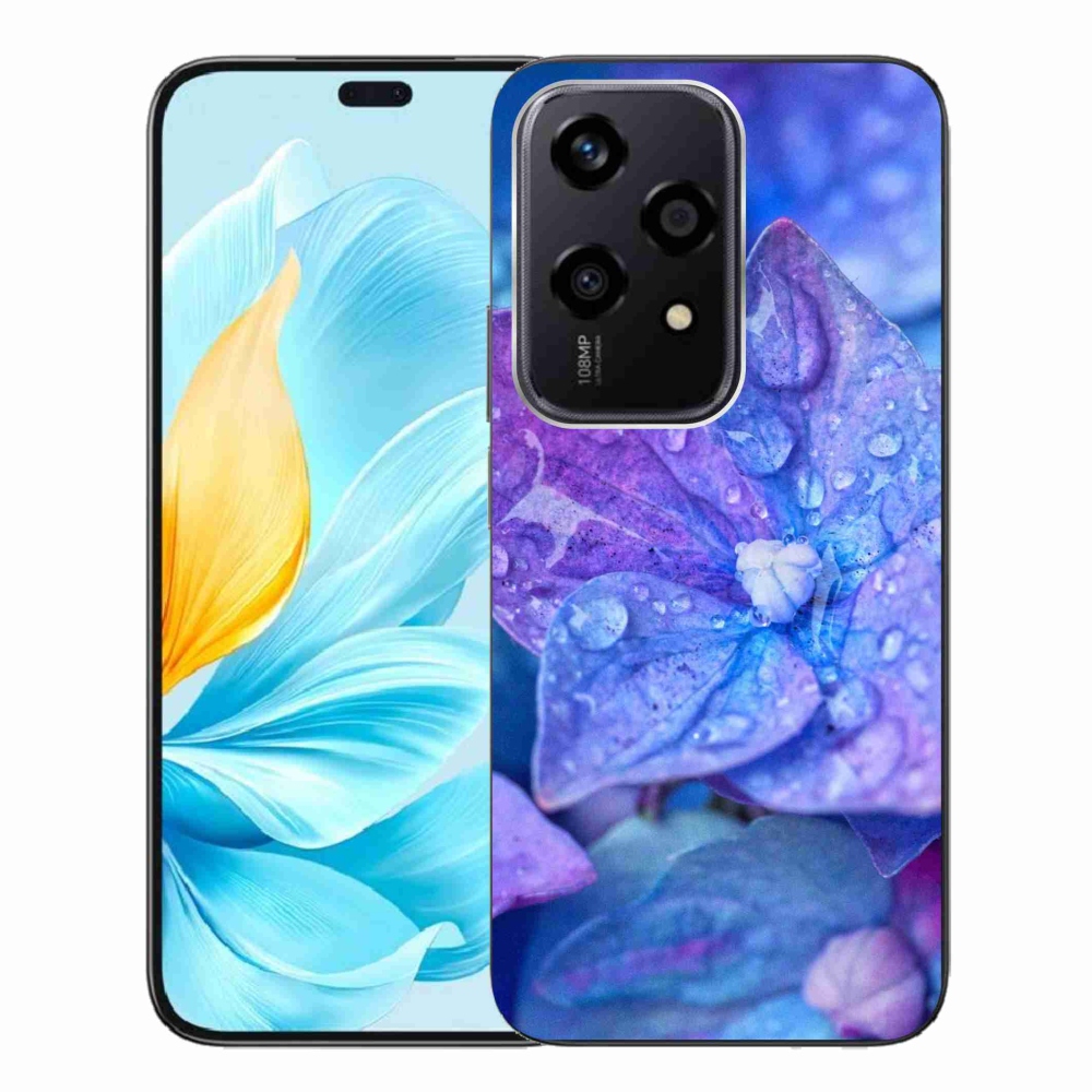 Gelový kryt mmCase na Honor 200 Lite 5G - fialový květ