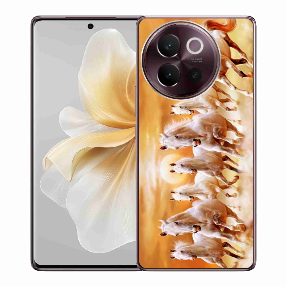 Gelový obal mmCase na Vivo V40 Lite 5G - koně 2
