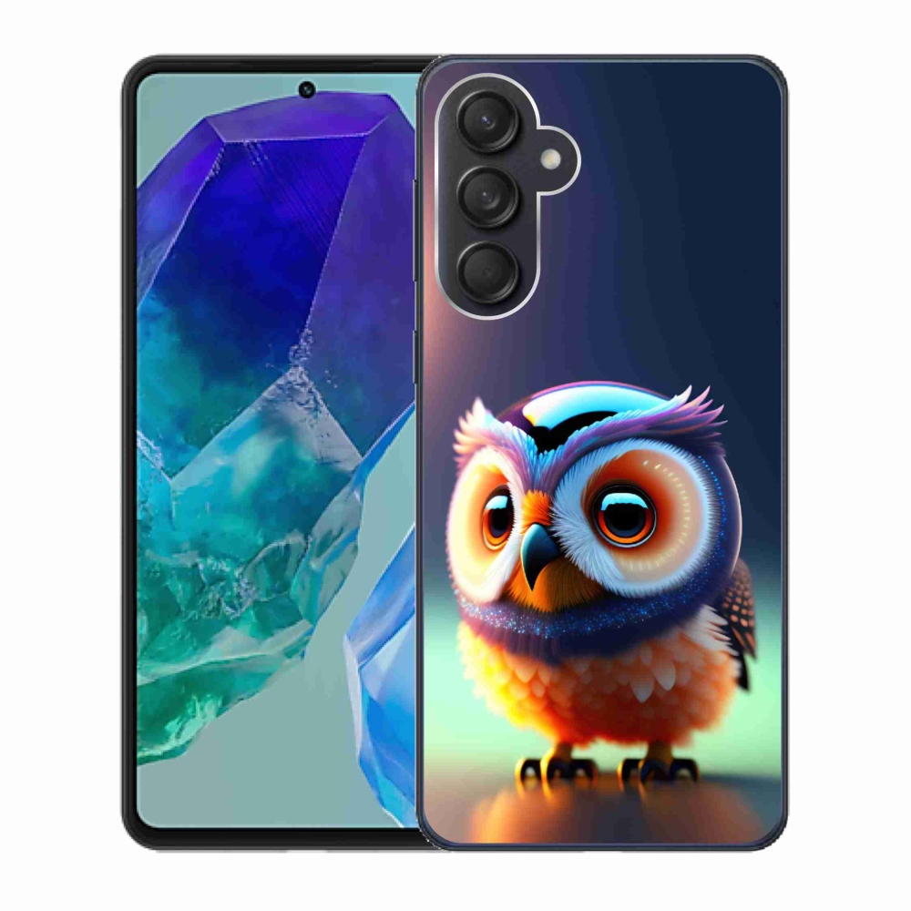 Gelový kryt mmCase na Samsung Galaxy M55 5G - sovička