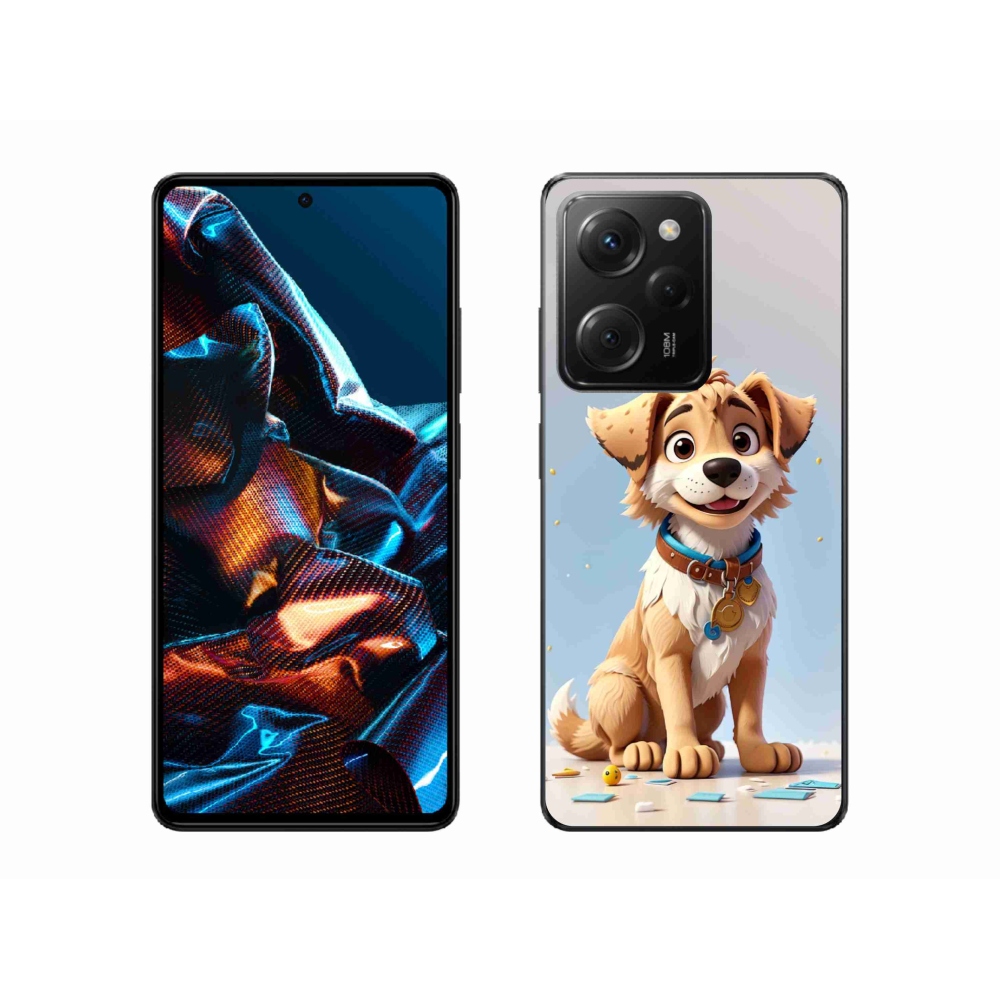 Gelový kryt mmCase na Xiaomi Poco X5 Pro 5G - kreslené štěně