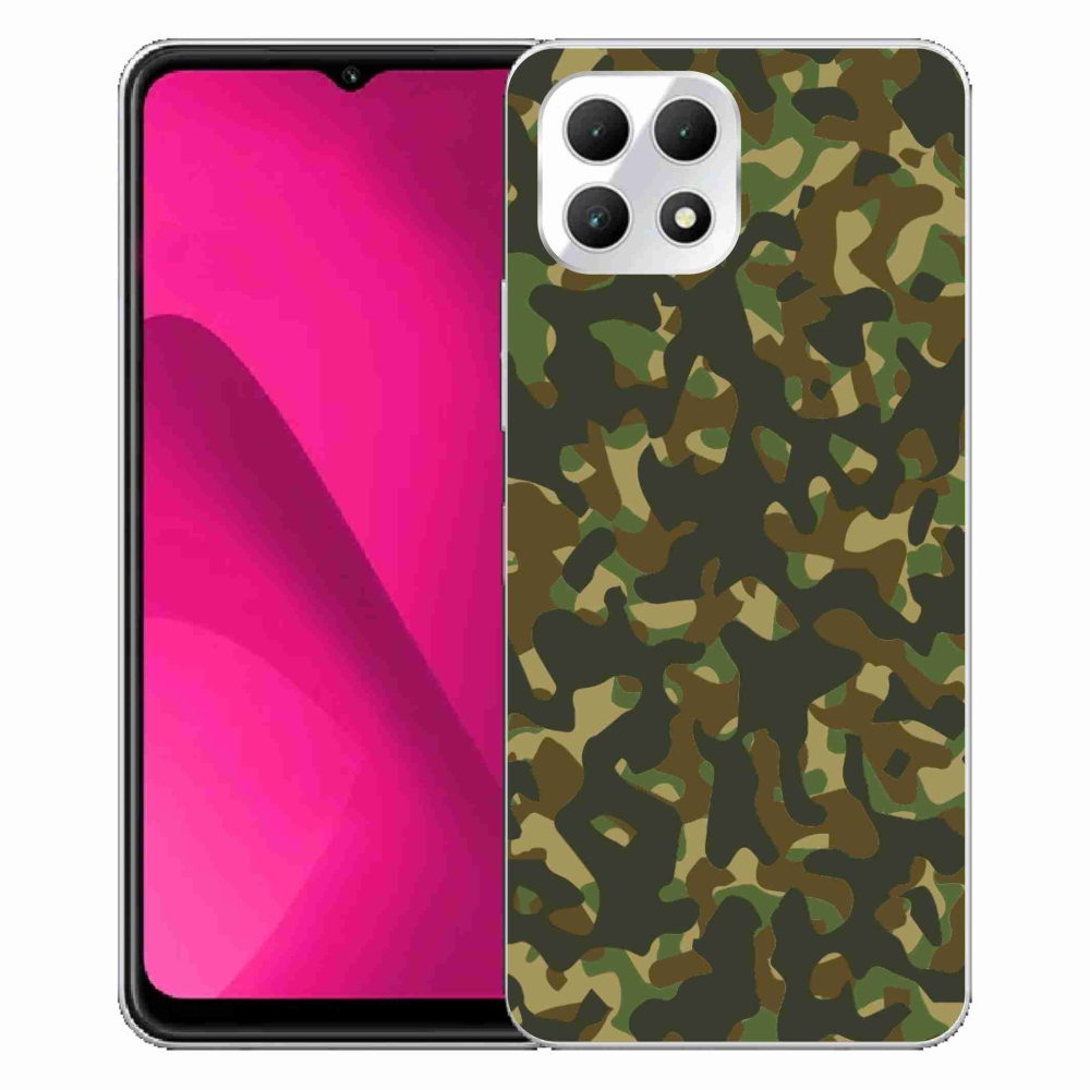 Gelový kryt mmCase na T-Mobile T Phone 2 - maskáčový vzor 1