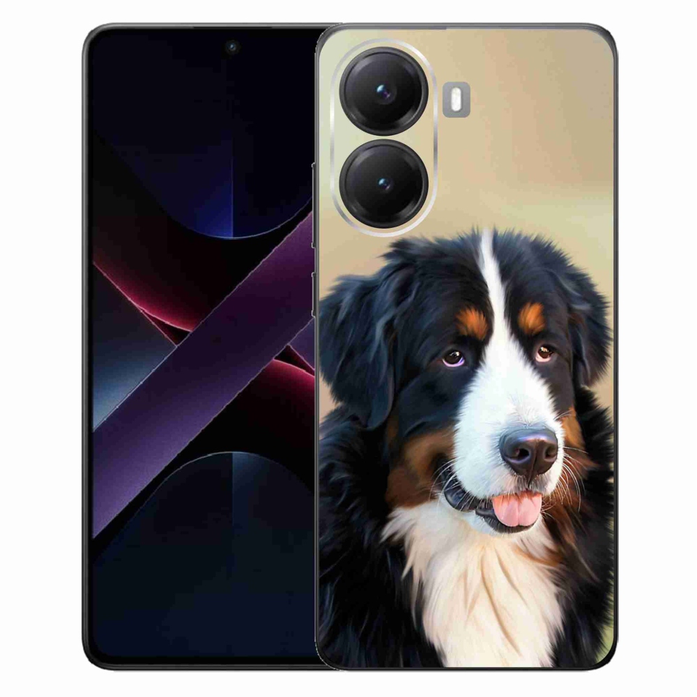 Gelový kryt mmCase na Xiaomi Poco X7 Pro 5G - bernský salašnický pes