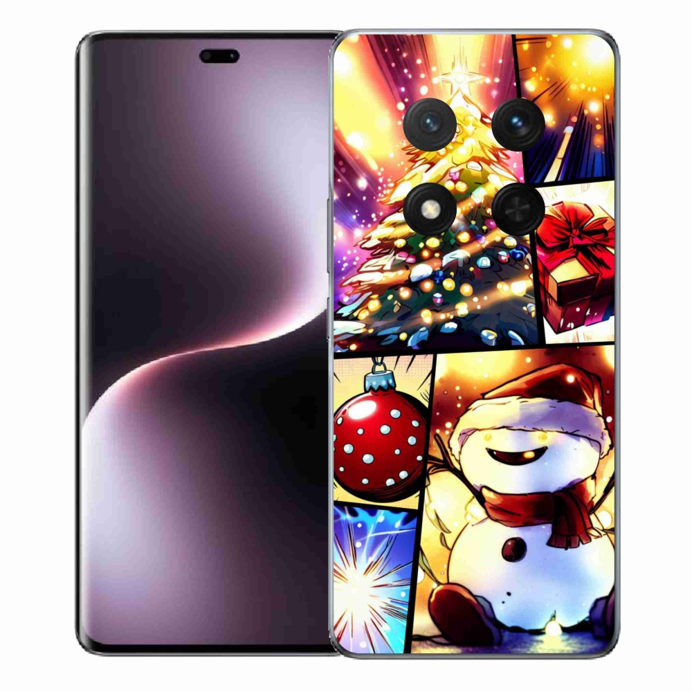 Gelový kryt mmCase na Honor Magic 7 Lite 5G - vánoční motivy 1