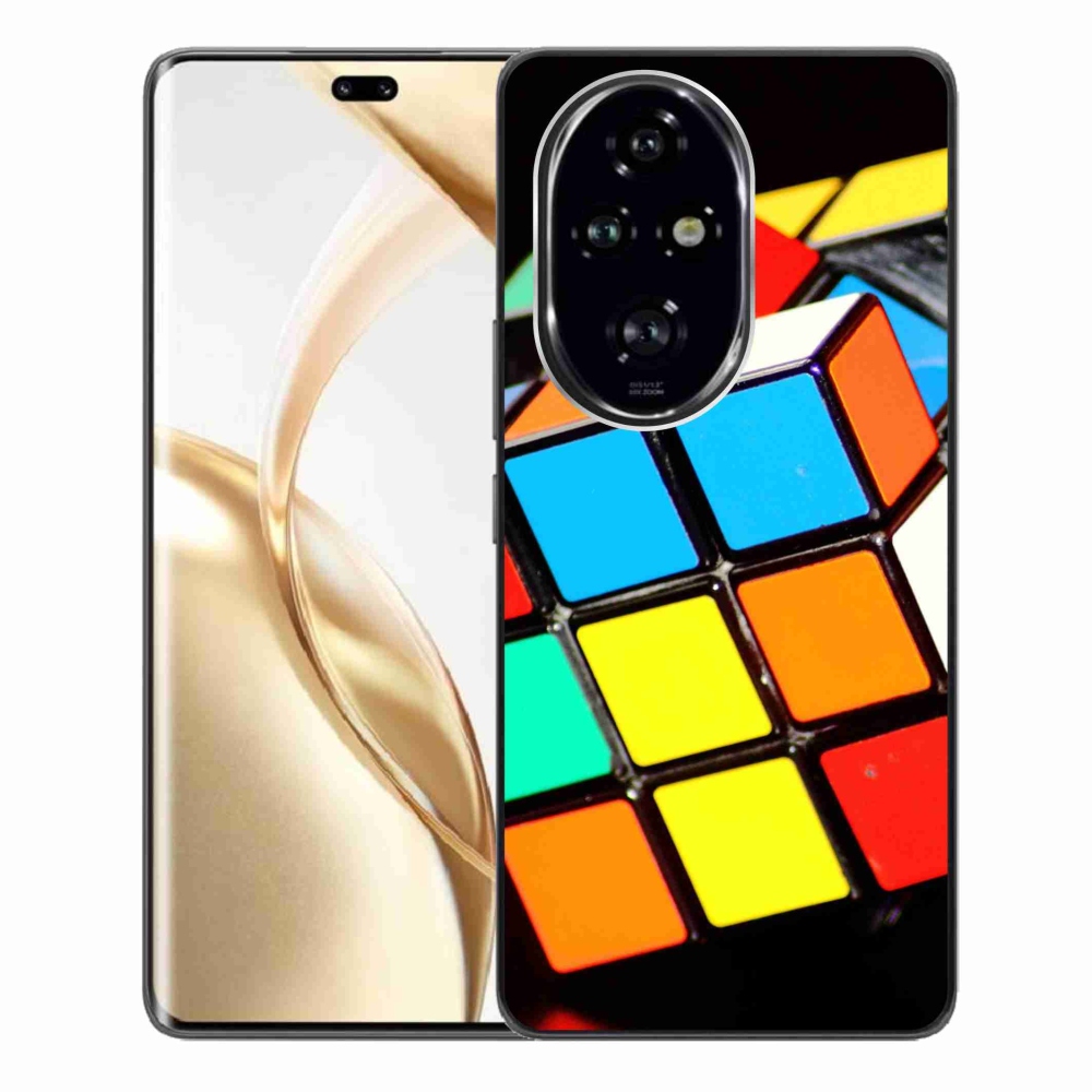 Gelový obal mmCase na Honor 200 Pro 5G - rubikova kostka