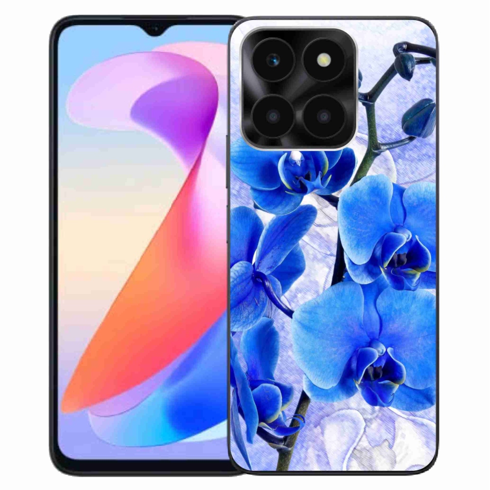 Gelový kryt mmCase na Honor X6a - modré květy