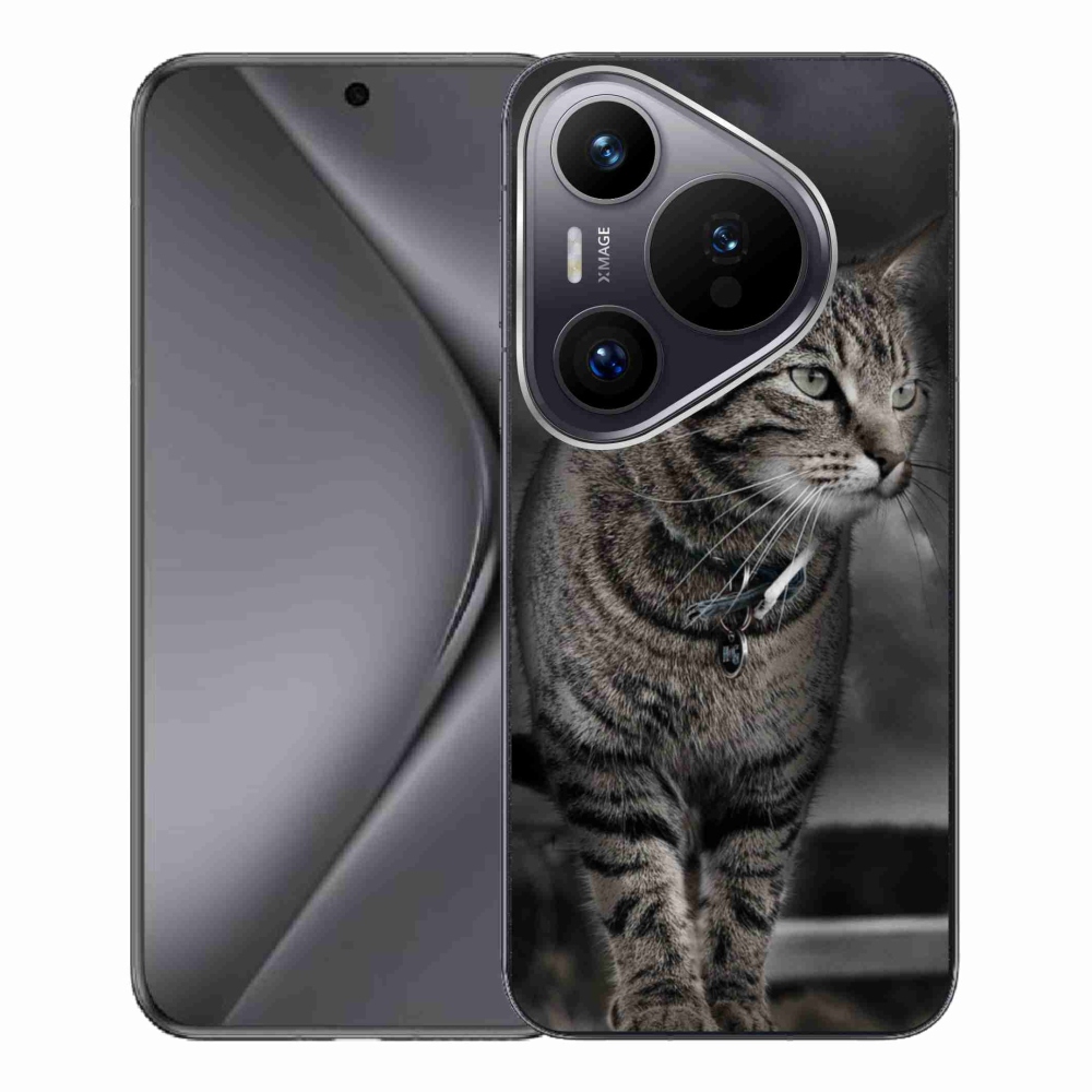 Gelový kryt mmCase na Huawei Pura 70 Pro - kočka