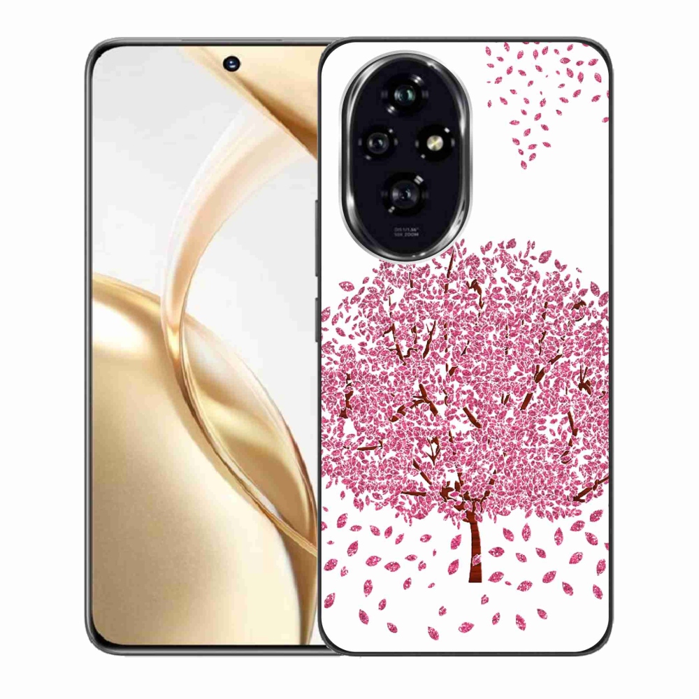 Gelový kryt mmCase na Honor 200 5G - kreslený strom s listy