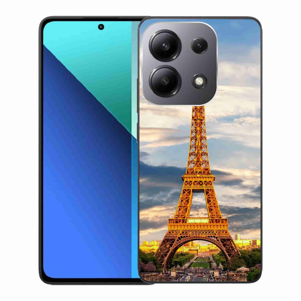 Gelový kryt mmCase na Xiaomi Redmi Note 13 - eiffelova věž 3