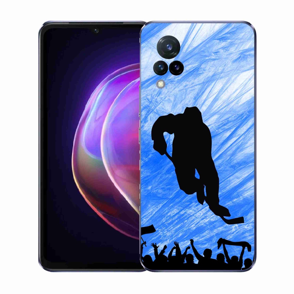Gelový kryt mmCase na Vivo V21 4G/5G - hokejový hráč
