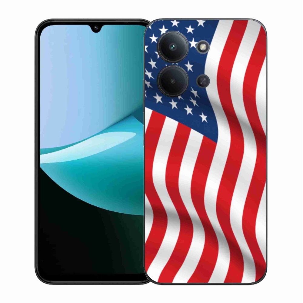 Gelový kryt mmCase na Xiaomi Redmi 15C 4G (171mm)/Poco C85 4G (171mm) - USA vlajka