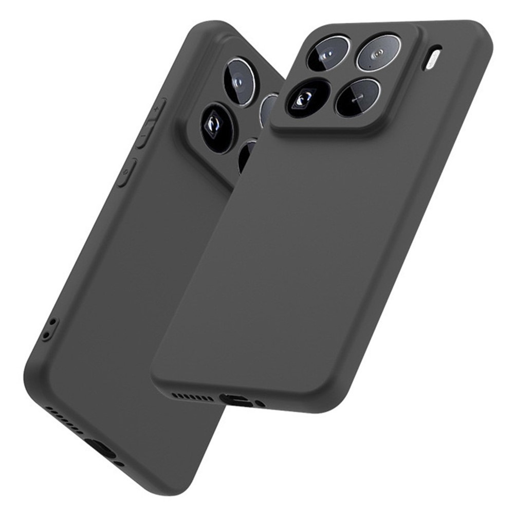Matný gelový obal na Xiaomi 15 Pro - černý