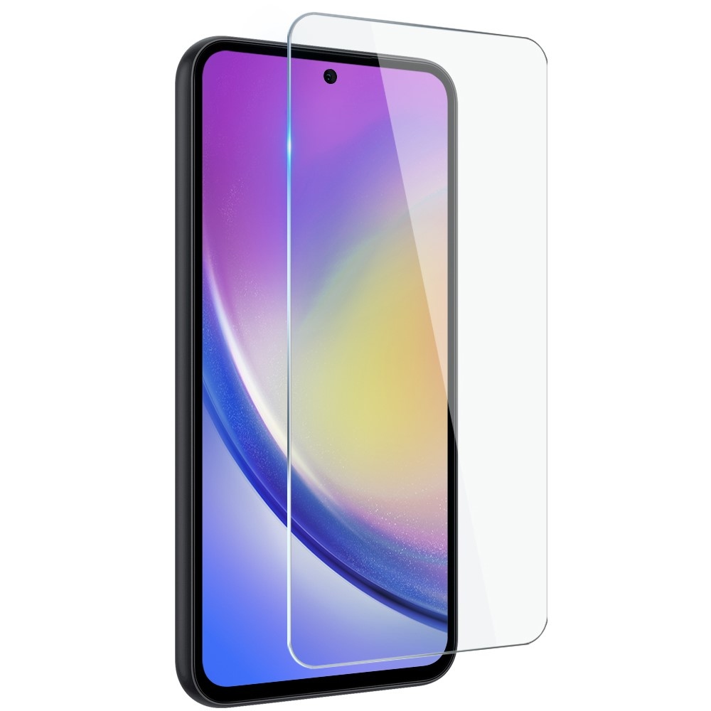 NORTHJO průhledný gelový obal + tvrzené sklo na Samsung Galaxy A35 5G - průhledný