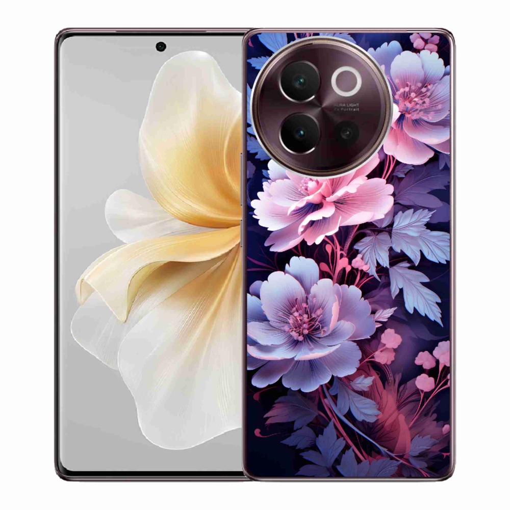 Gelový kryt mmCase na Vivo V40 Lite 5G - květiny 11