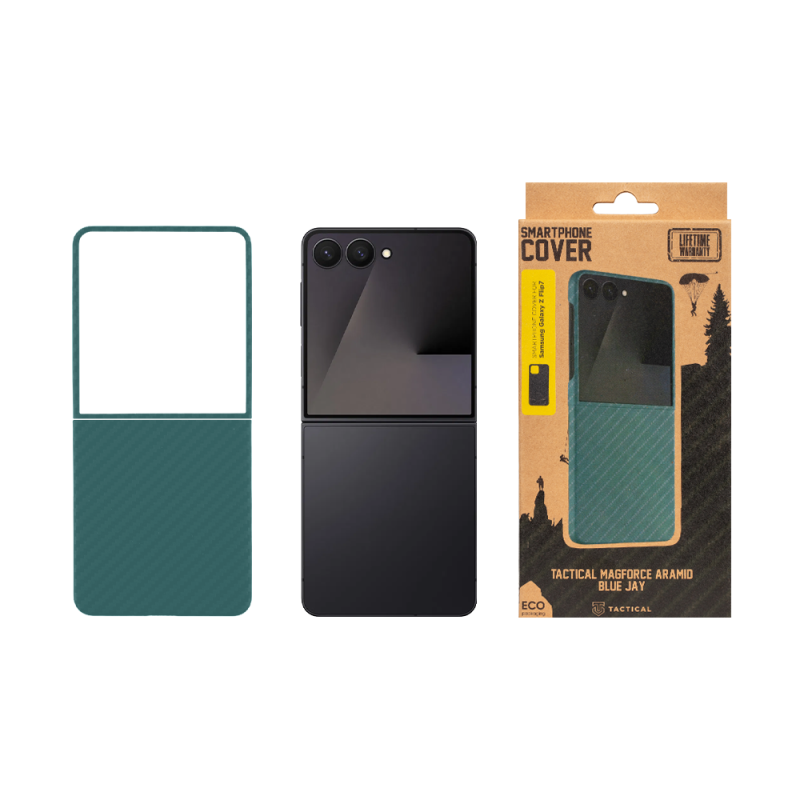 Tactical MagForce Aramid Kryt pro Samsung Galaxy Z Flip 7 Blue Jay