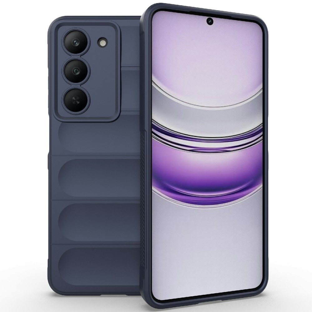 Rugg odolný gelový obal na Realme 14x 5G - tmavěmodrý