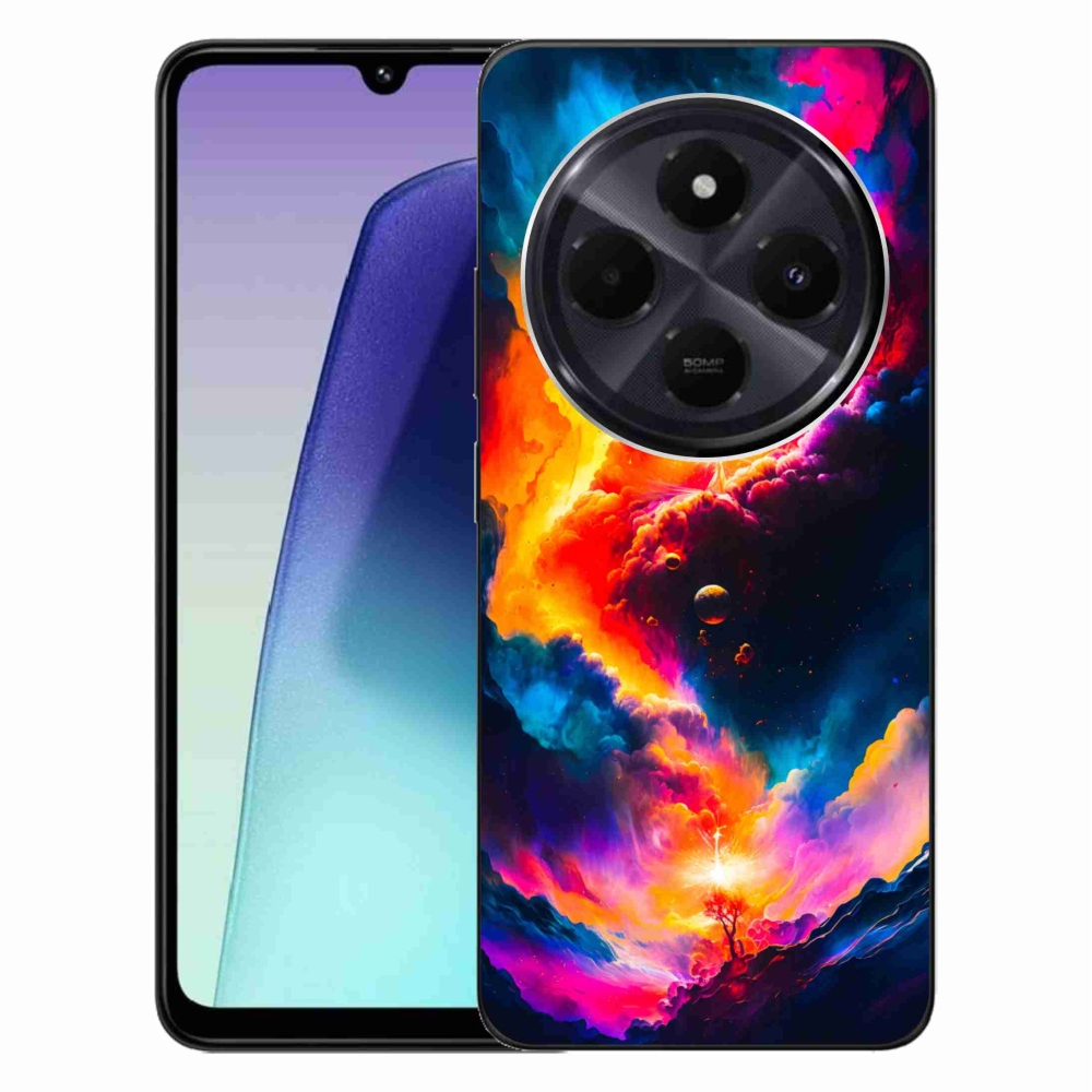 Gelový kryt mmCase na Xiaomi Redmi 14C/Poco C75 - abstraktní motiv