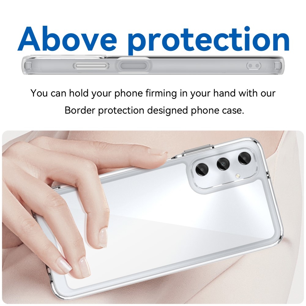 Gelový obal s pevnými zády na Samsung Galaxy A05s - průhledný