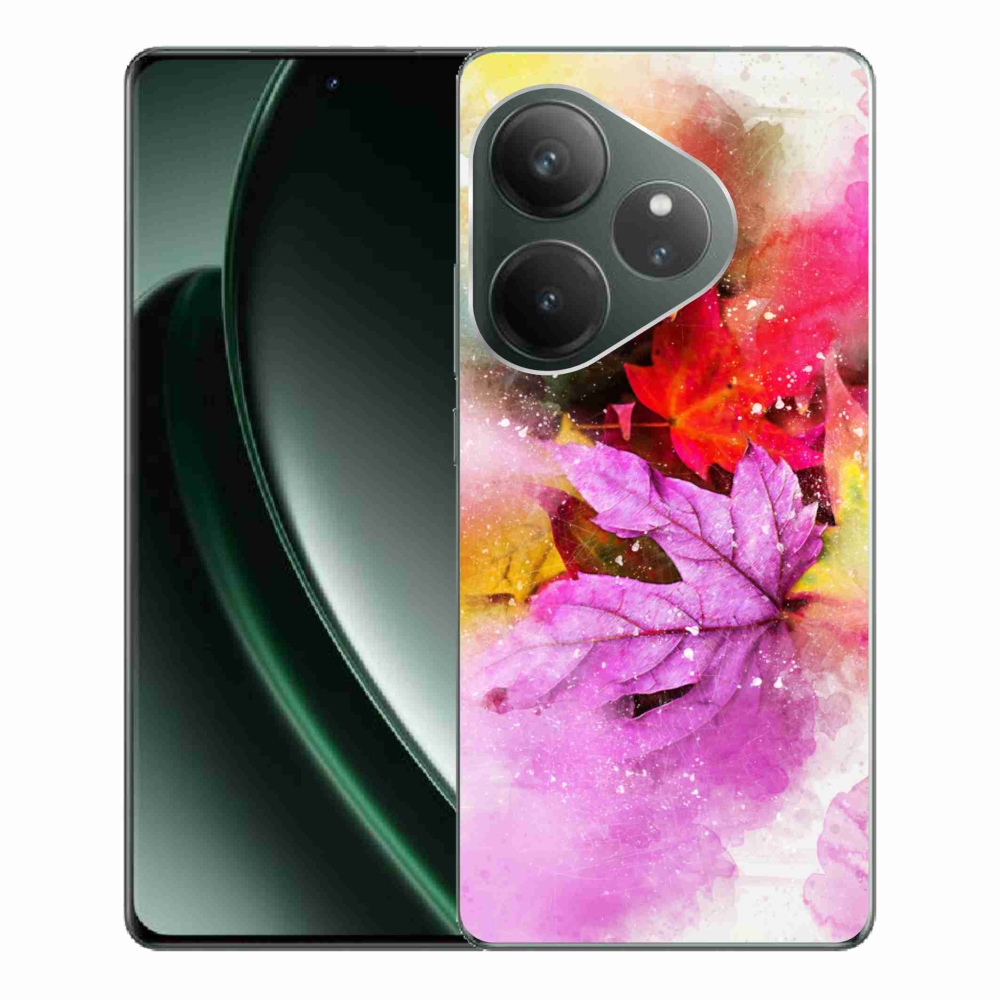 Gelový kryt mmCase na Realme GT 6 5G/GT 6T 5G - barevné listy