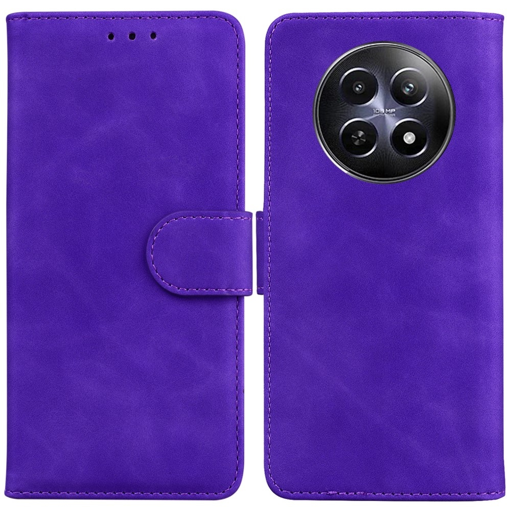 Solid knížkové pouzdro na Realme 12 5G/12x 5G - fialové