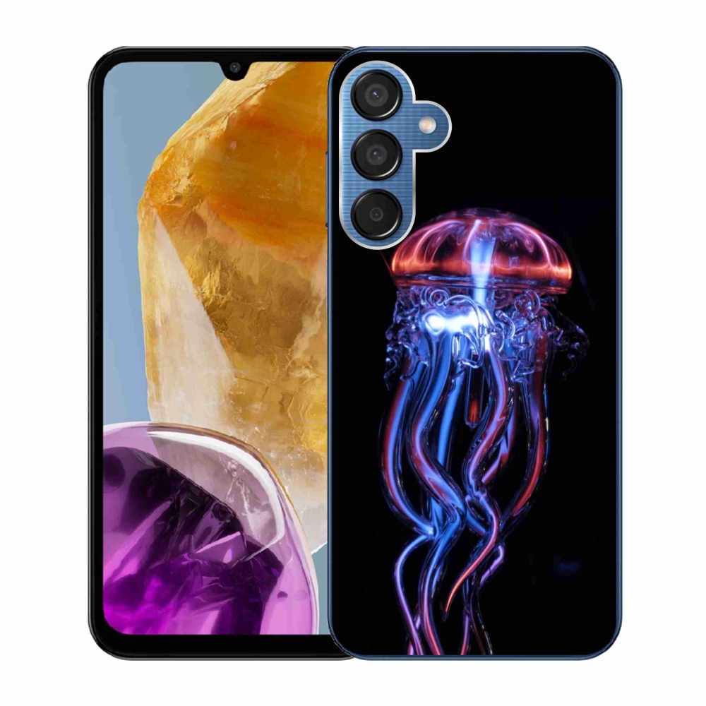 Gelový kryt mmCase na Samsung Galaxy M15 5G - medúza