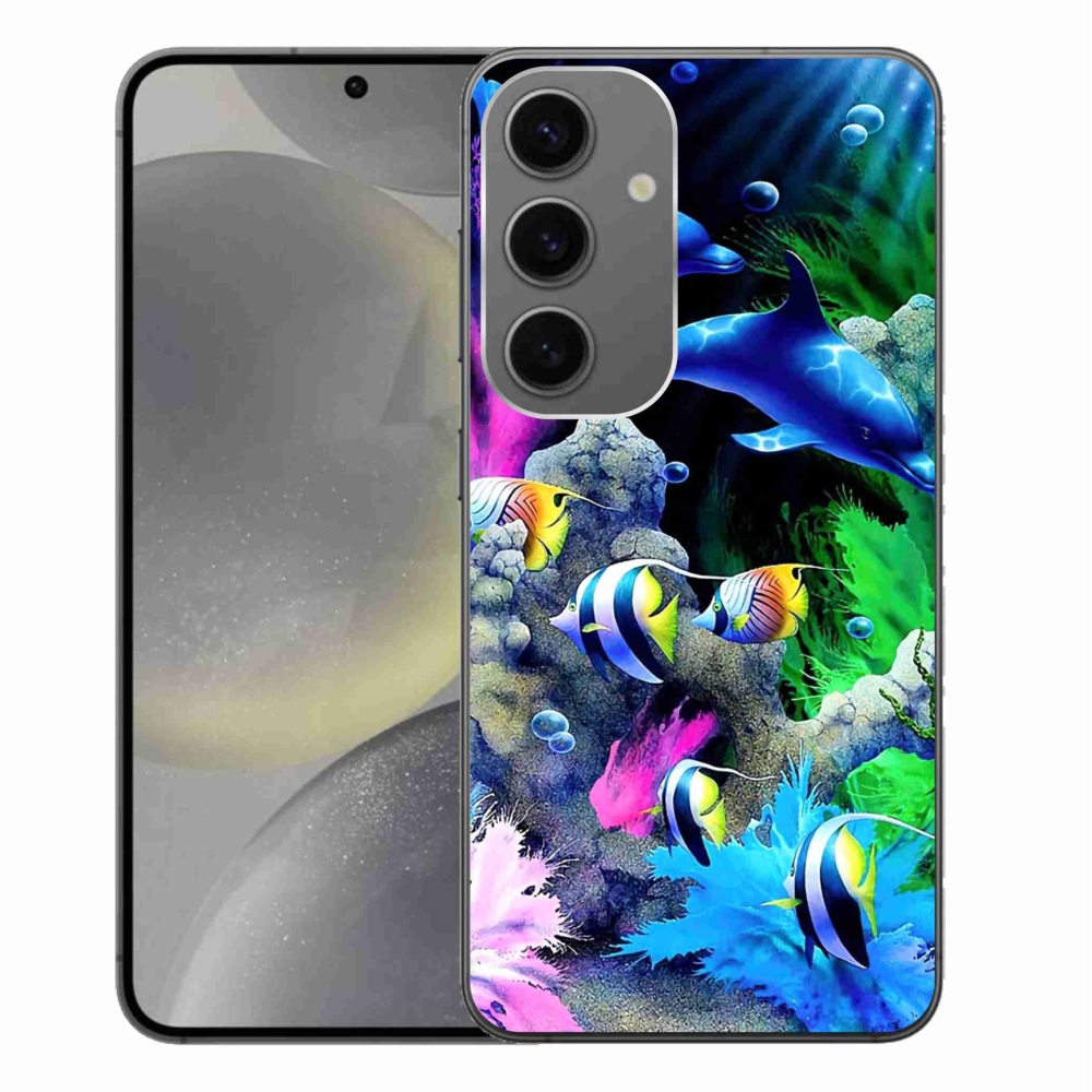 Gelový obal mmCase na Samsung Galaxy S24+ - mořský svět