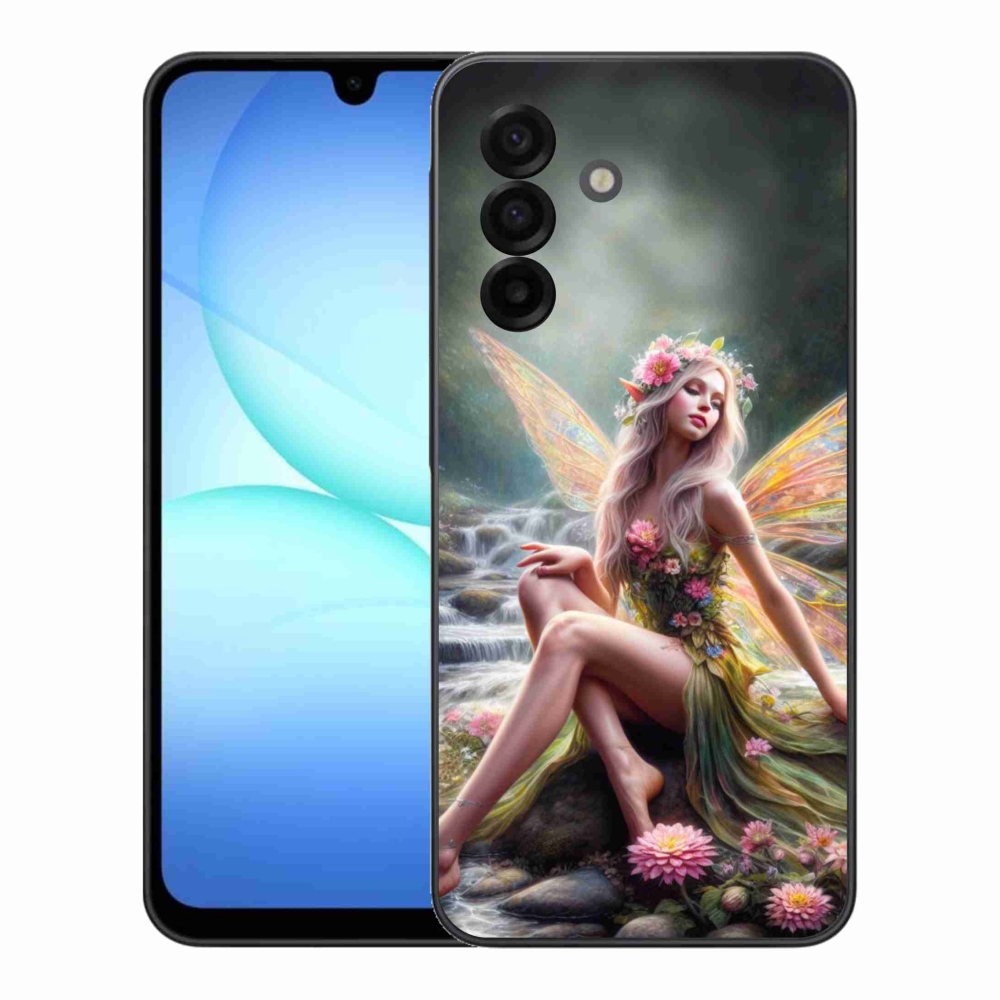 Gelový kryt mmCase na Samsung Galaxy A17 5G - motýlí žena 1