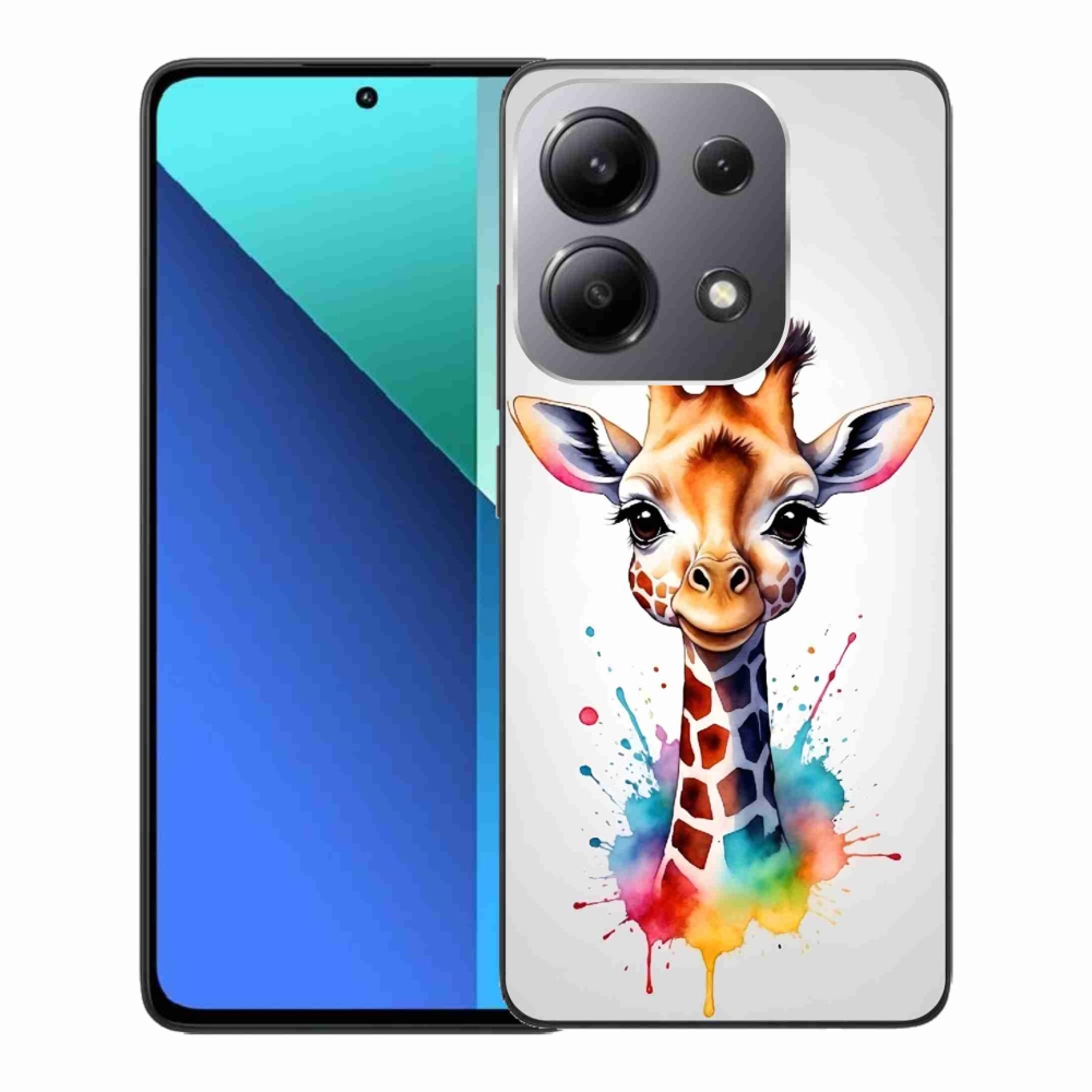 Gelový kryt mmCase na Xiaomi Redmi Note 13 - žirafa 1