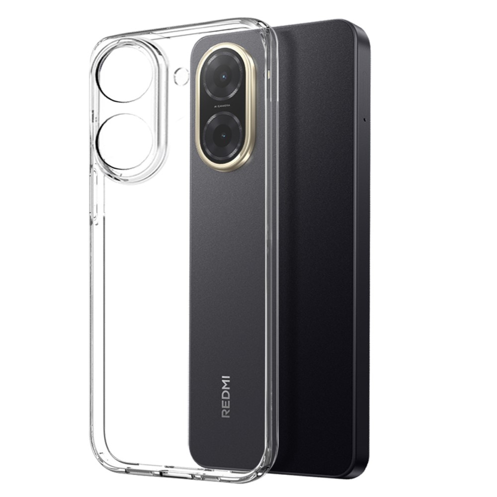 NORTHJO průhledný gelový obal + tvrzené sklo na Xiaomi Redmi A5 (171.7x77.8x8.3mm) - průhledný