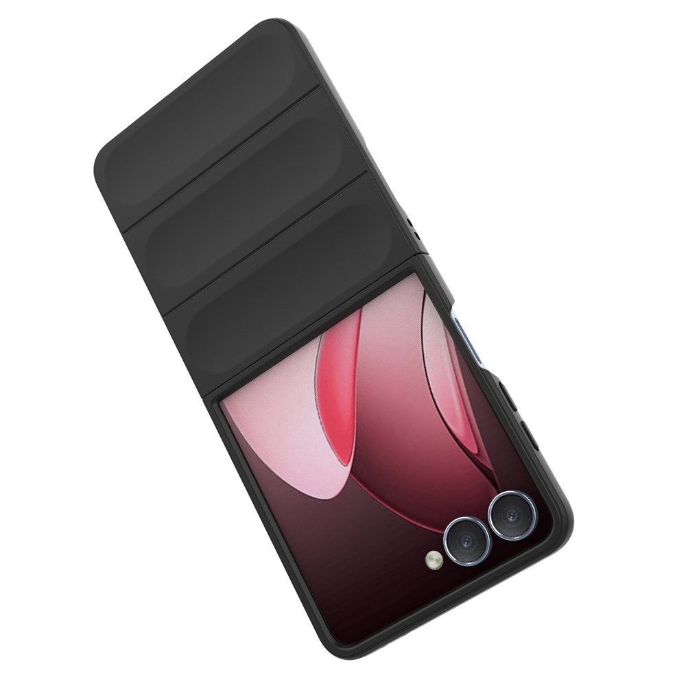Rugg odolný gelový obal na Samsung Galaxy Z Flip7 5G - černý