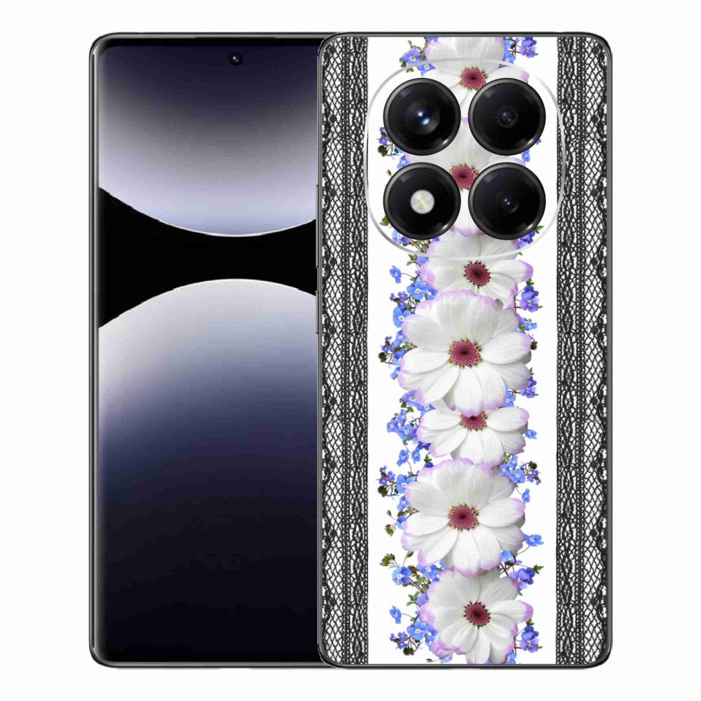 Gelový kryt mmCase na Xiaomi Redmi Note 14 Pro - květiny 8