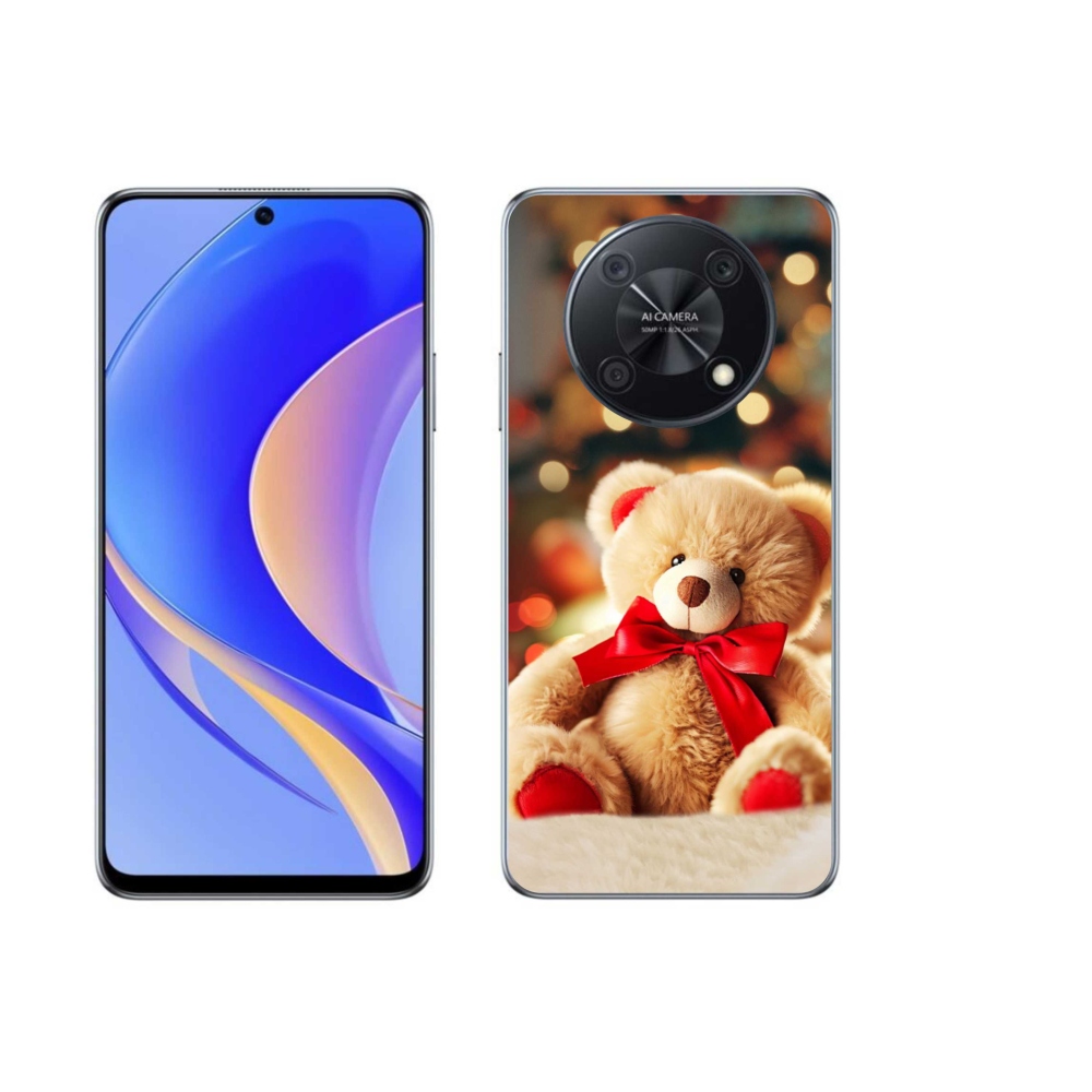Gelový kryt mmCase na Huawei Nova Y90 - plyšový medvídek