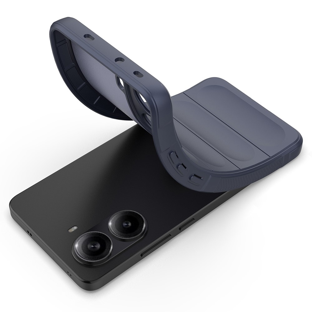 Rugg odolný gelový obal na Xiaomi Poco X7 Pro 5G - tmavěmodrý