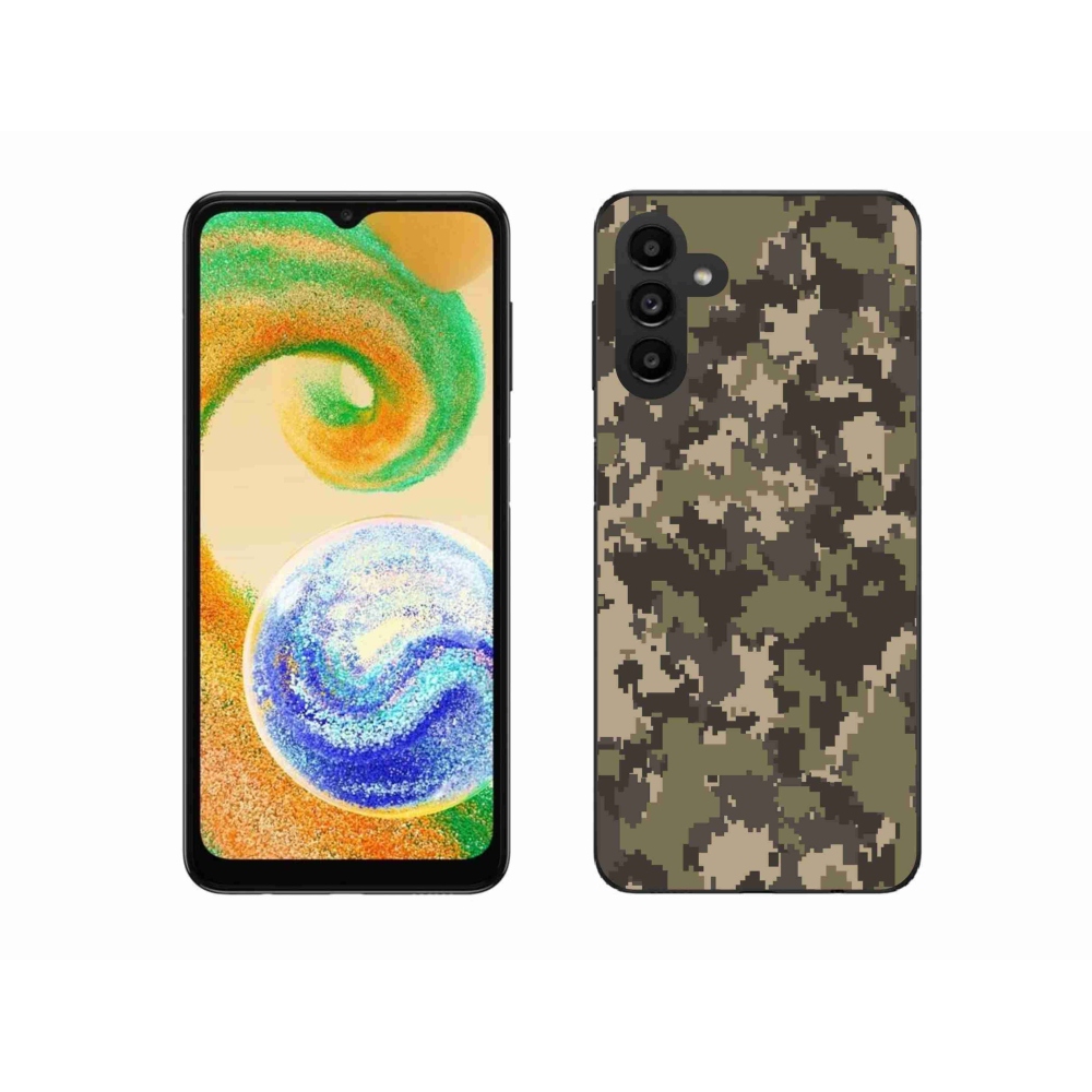 Gelový kryt mmCase na Samsung Galaxy A04s (164.7x76.7x9.1mm) - maskáčový vzor 12
