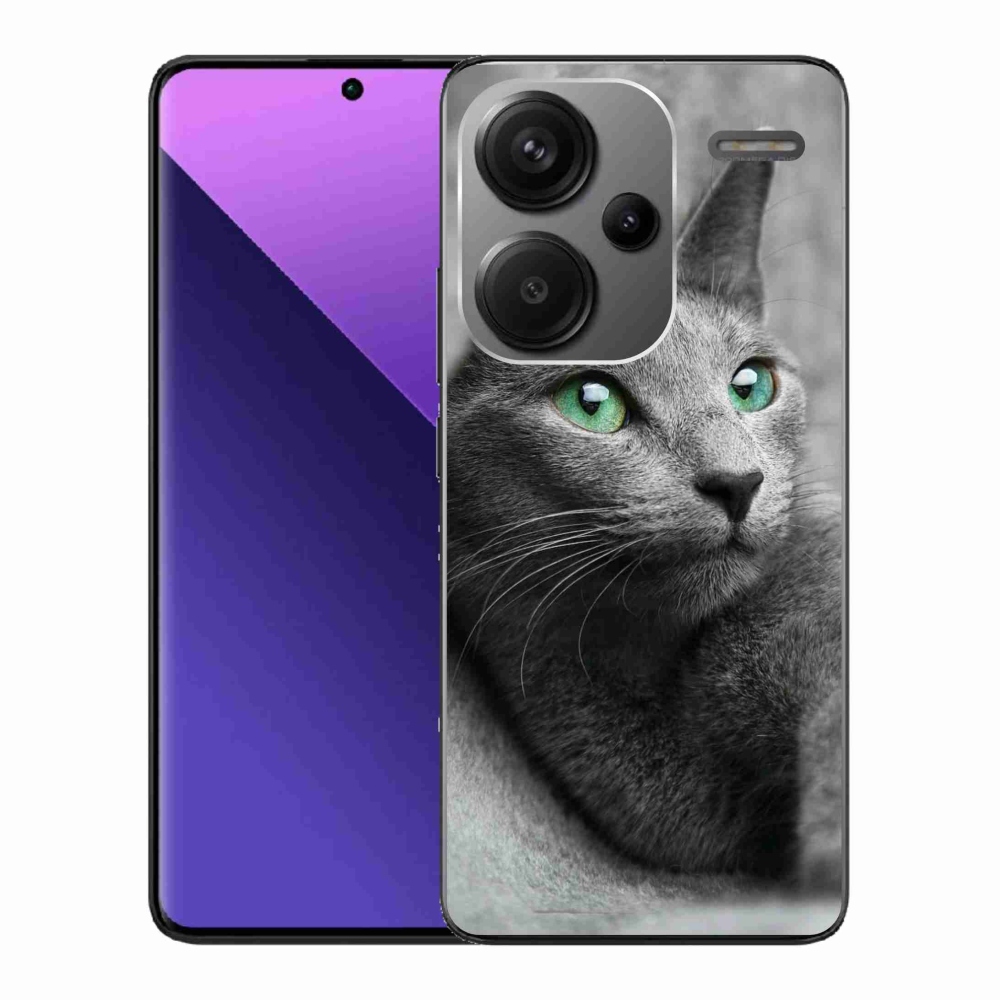 Gelový kryt mmCase na Xiaomi Redmi Note 13 Pro+ 5G - kočka 2