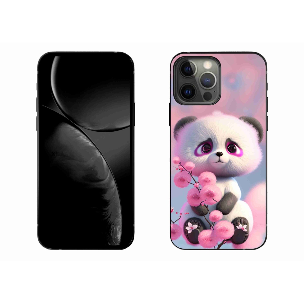 Gelový kryt mmCase na iPhone 13 Pro Max 6.7 - roztomilá panda 1