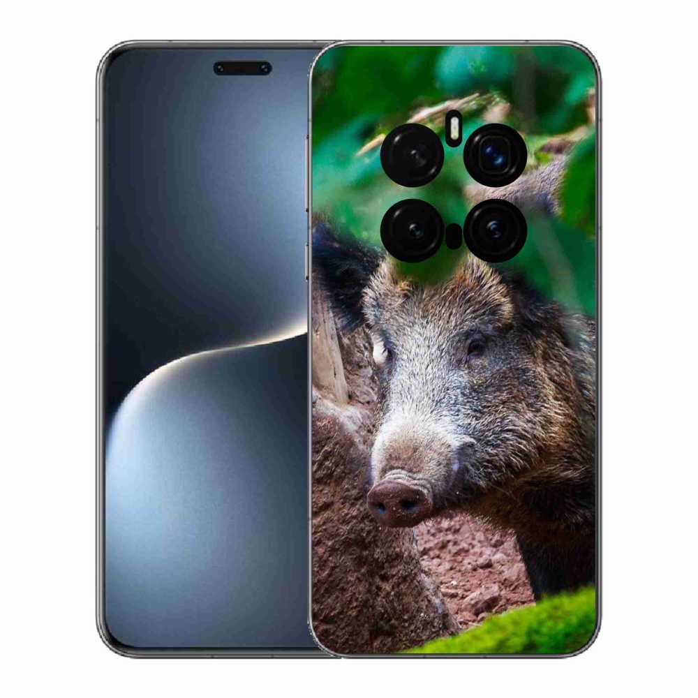Gelový kryt mmCase na Honor Magic 7 Pro 5G - divoké prase
