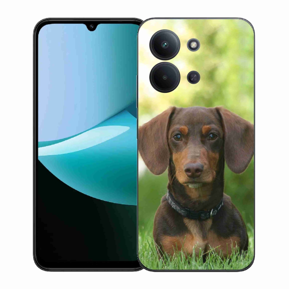 Gelový kryt mmCase na Xiaomi Redmi 15C 4G (171mm)/Poco C85 4G (171mm) - hnědý jezevčík