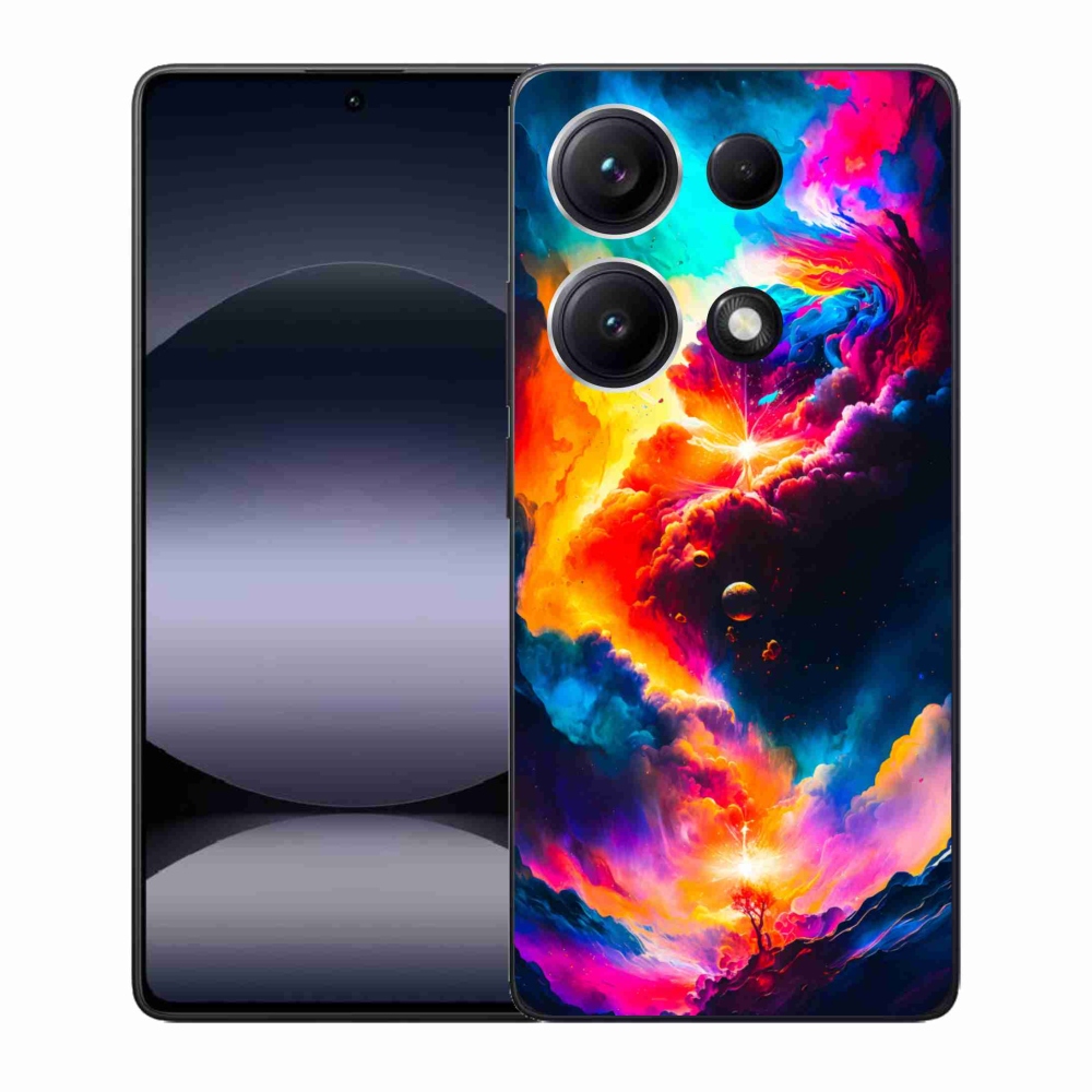 Gelový kryt mmCase na Xiaomi Redmi Note 14S - abstraktní motiv